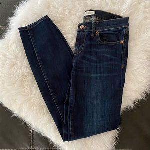 Madewell Skinny Skinny Dark Wash Jeans